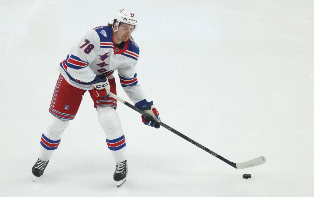 Brennan Othmann said it was "nice to get away" during the Rangers' Olympic break.