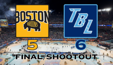 Bruins 5-6 Lightning February 1, 2026 Stadium Series at Raymond James Stadium