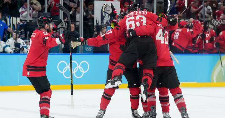 Canada beats Finland to advance to men’s gold medal hockey game - National
