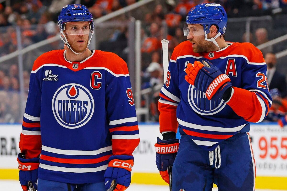 Connor McDavid Leon Draisaitl Edmonton Oilers