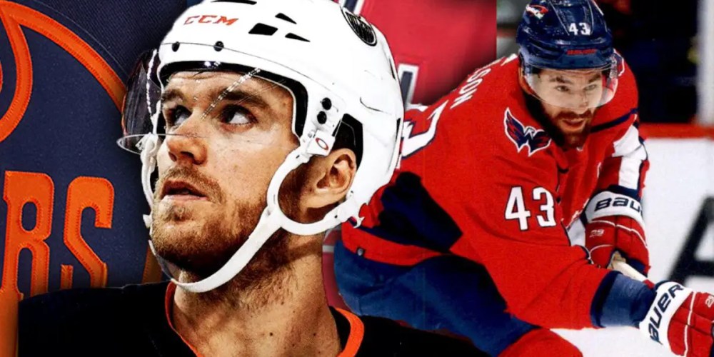 Connor McDavid Tom Wilson Oilers