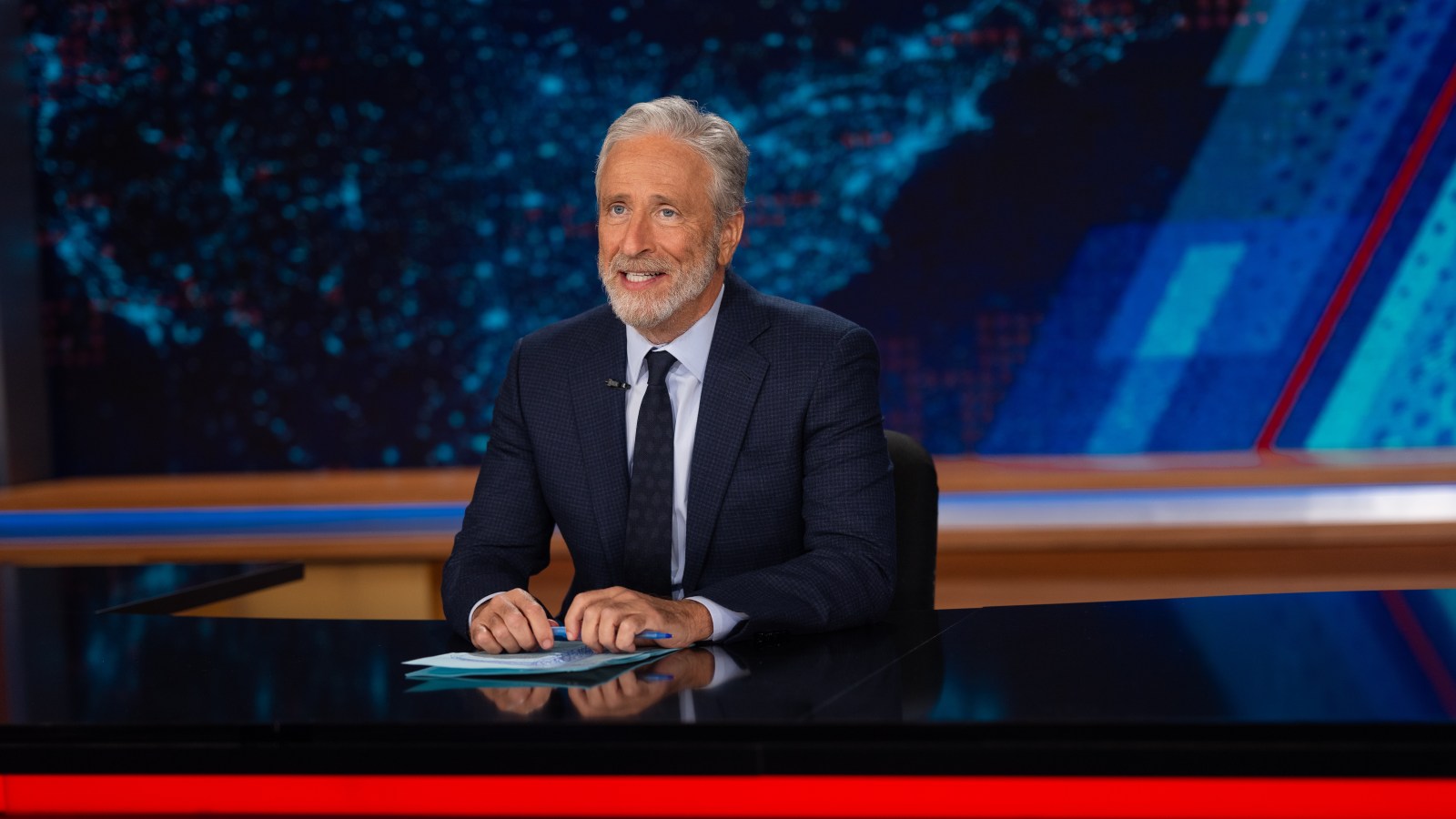 Jon Stewart Responds to Kash Patel Partying With U.S. Hockey Team
