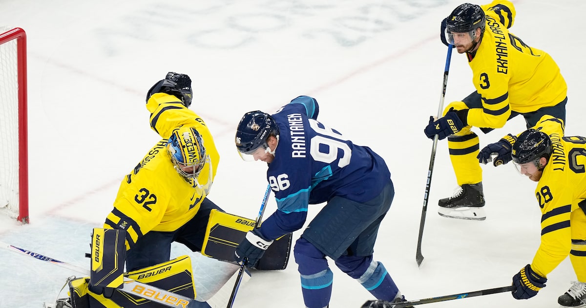Mikko Rantanen has viral moment with young fan at Olympics after Finland’s game