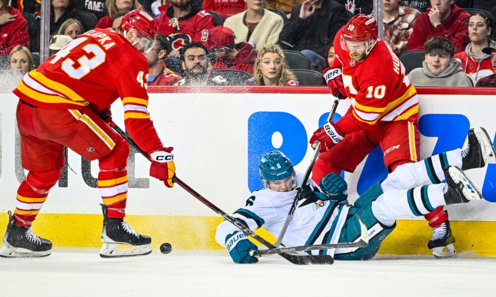 Sharks Burned by Lack of Desperation, Lose 3-2 to Flames