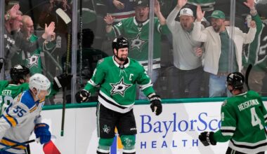 Jamie Benn’s heroics lift Stars over Blues as Dallas heads into Olympic break on high note