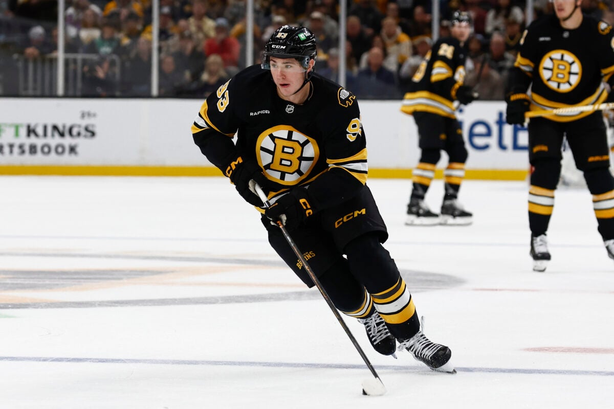 Fraser Minten Boston Bruins