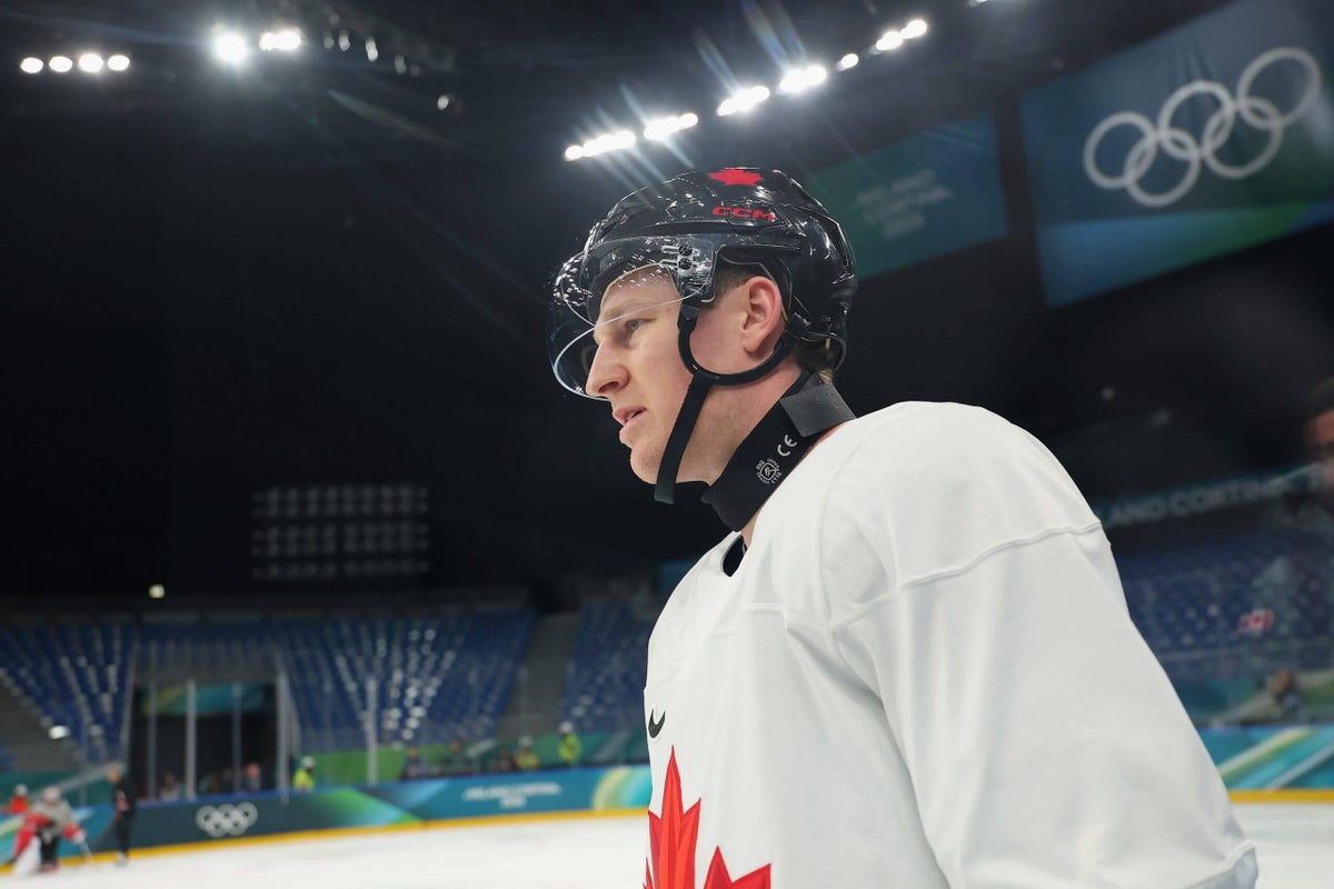 Canada’s Nathan MacKinnon is not at the Olympics to enjoy himself