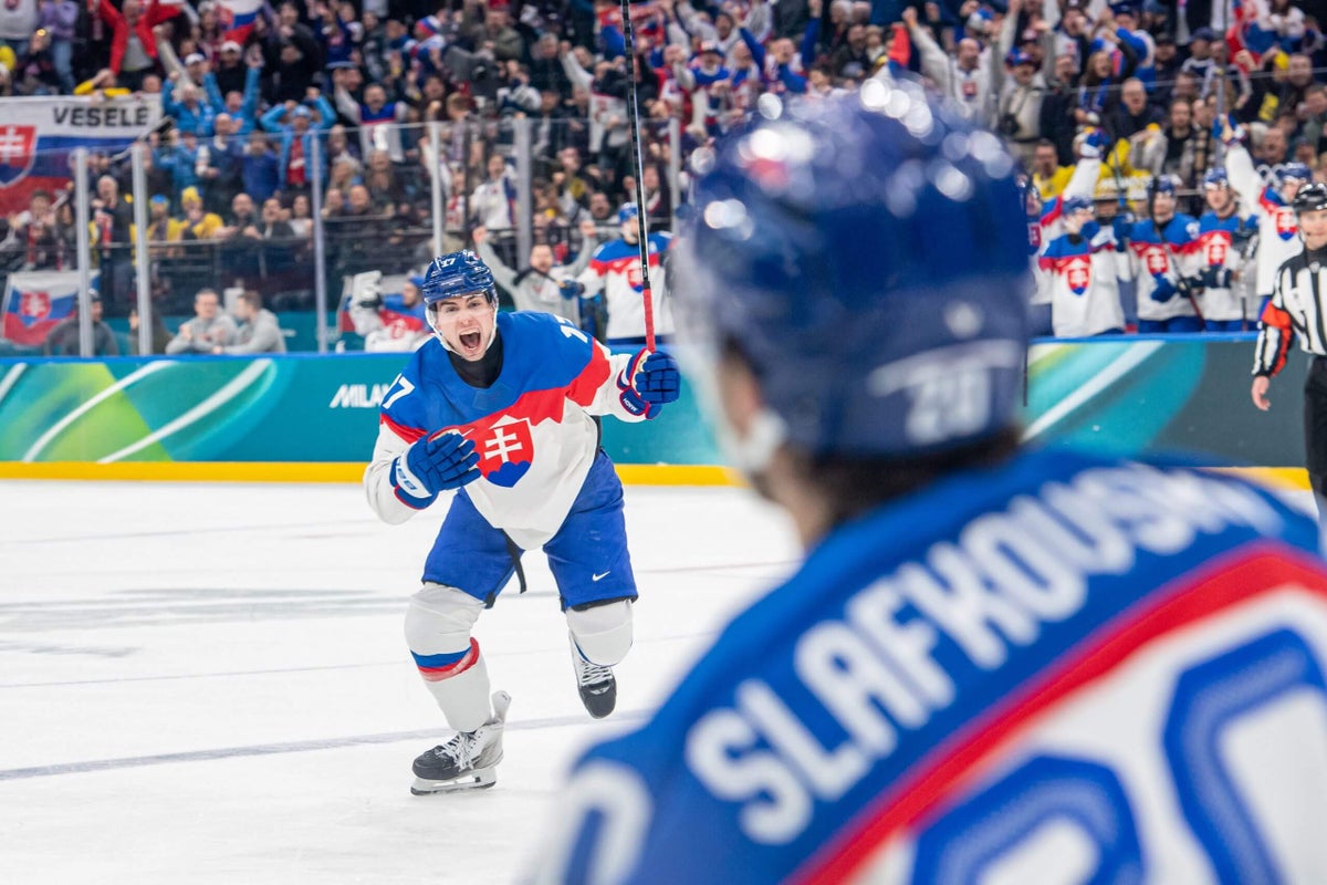 Slovakia’s Slafkovský, Nemec and Dvorský are living out a childhood Olympic dream