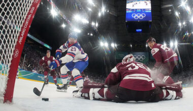 Avs center Brock Nelson scores two goals as Team USA crushes Latvia – Denver Sports