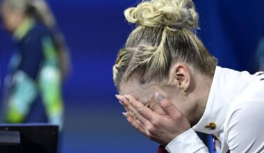 Amber Glenn’s costly mistake punctuates her up-and-down Olympics