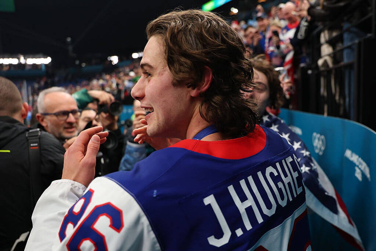 ‘I hate you Jack Hughes’: Canadian fan puts rare card up for sale after Olympic heartbreak