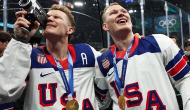 Brady Tkachuk talks ‘clearly fake’ TikTok shared by White House, Trump call and gold medal