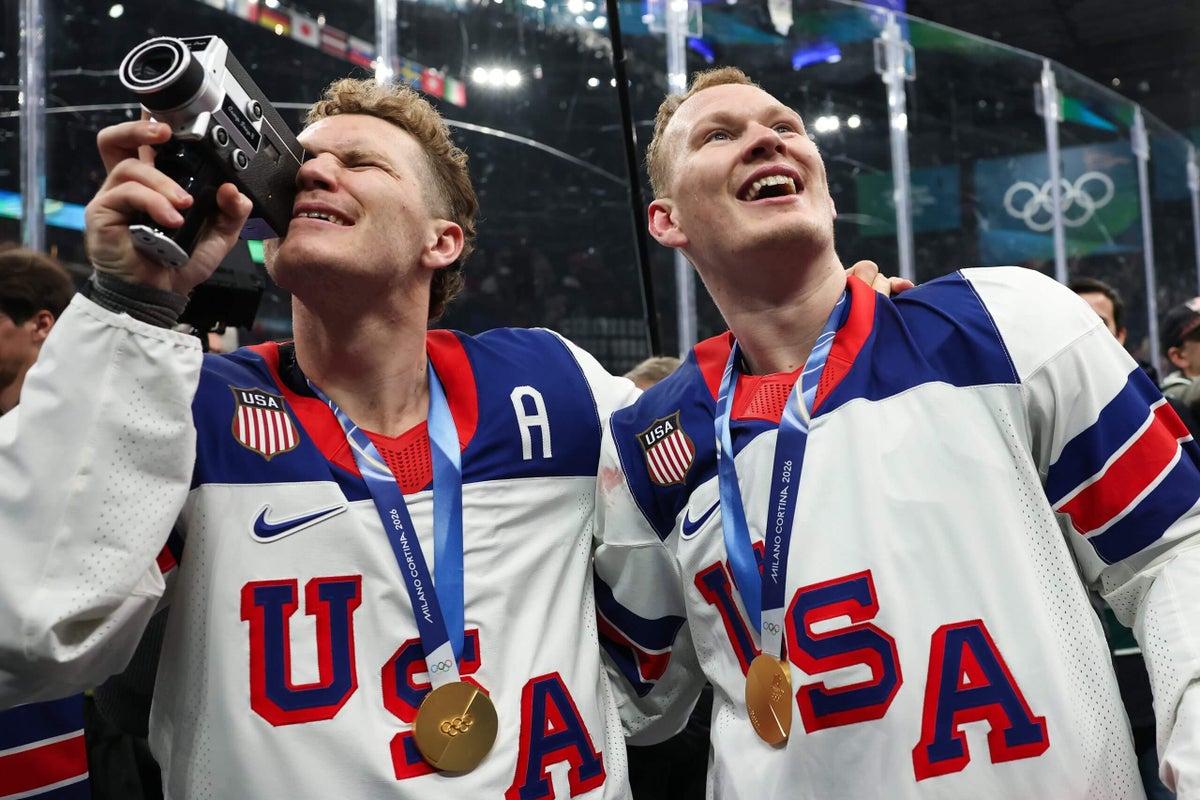 Brady Tkachuk talks ‘clearly fake’ TikTok shared by White House, Trump call and gold medal