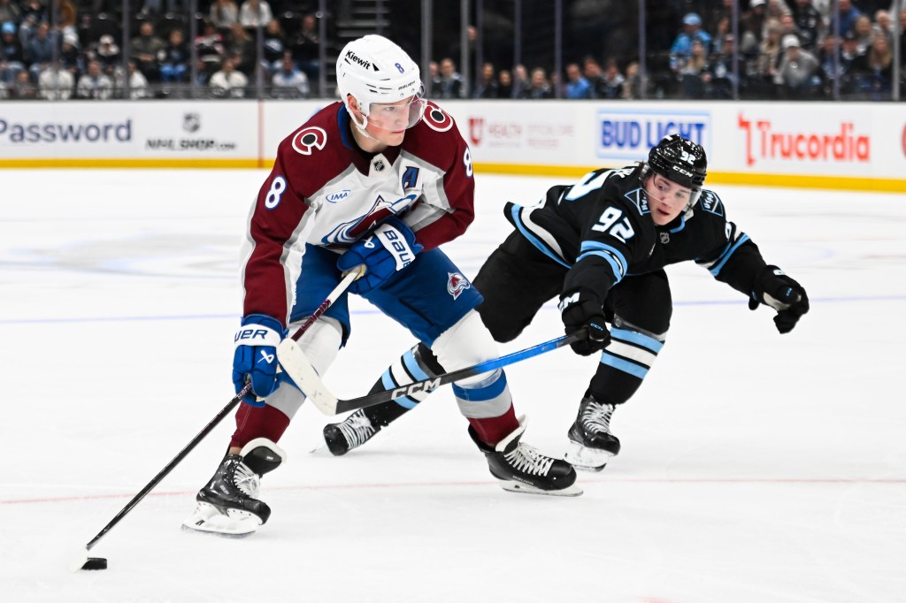 Colorado Avalanche defeat Utah 4-2 without Nathan MacKinnon
