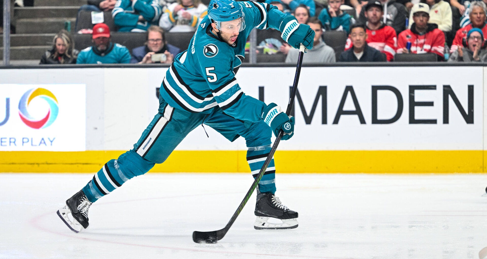 Sharks' Desharnais Spent Break Playing ODR Hockey With Kids