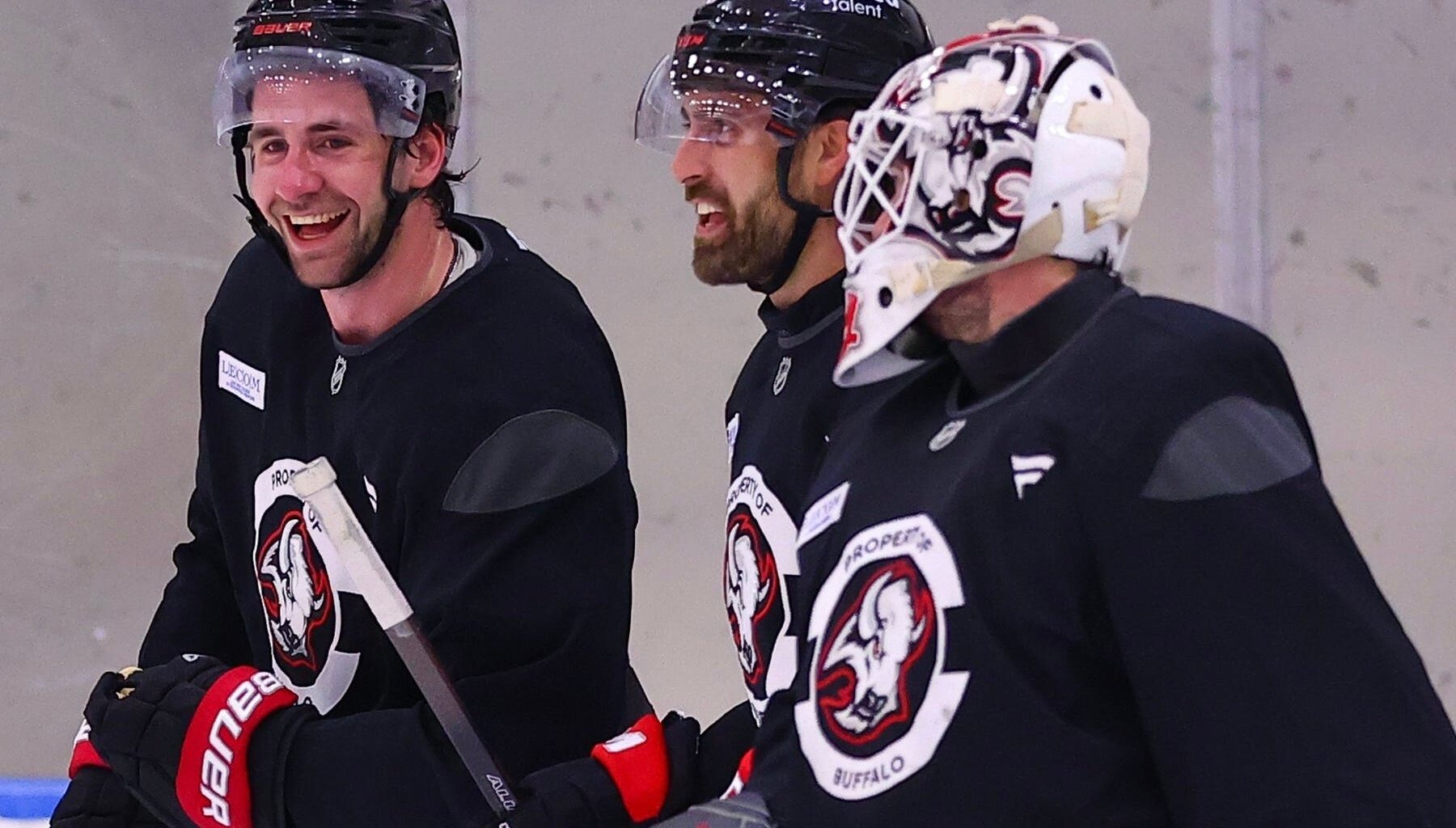 Mattias Samuelsson, Alex Tuch, Alex Lyon