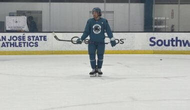 Sharks' Sherwood Acclimating To New Teammates With Fun Energy