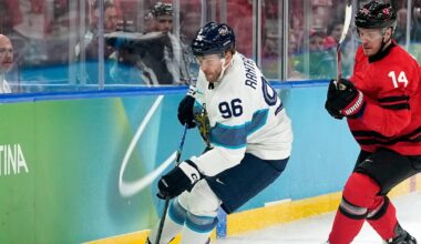 Stars’ Mikko Rantanen ruled out for bronze medal game with lower-body injury, per report