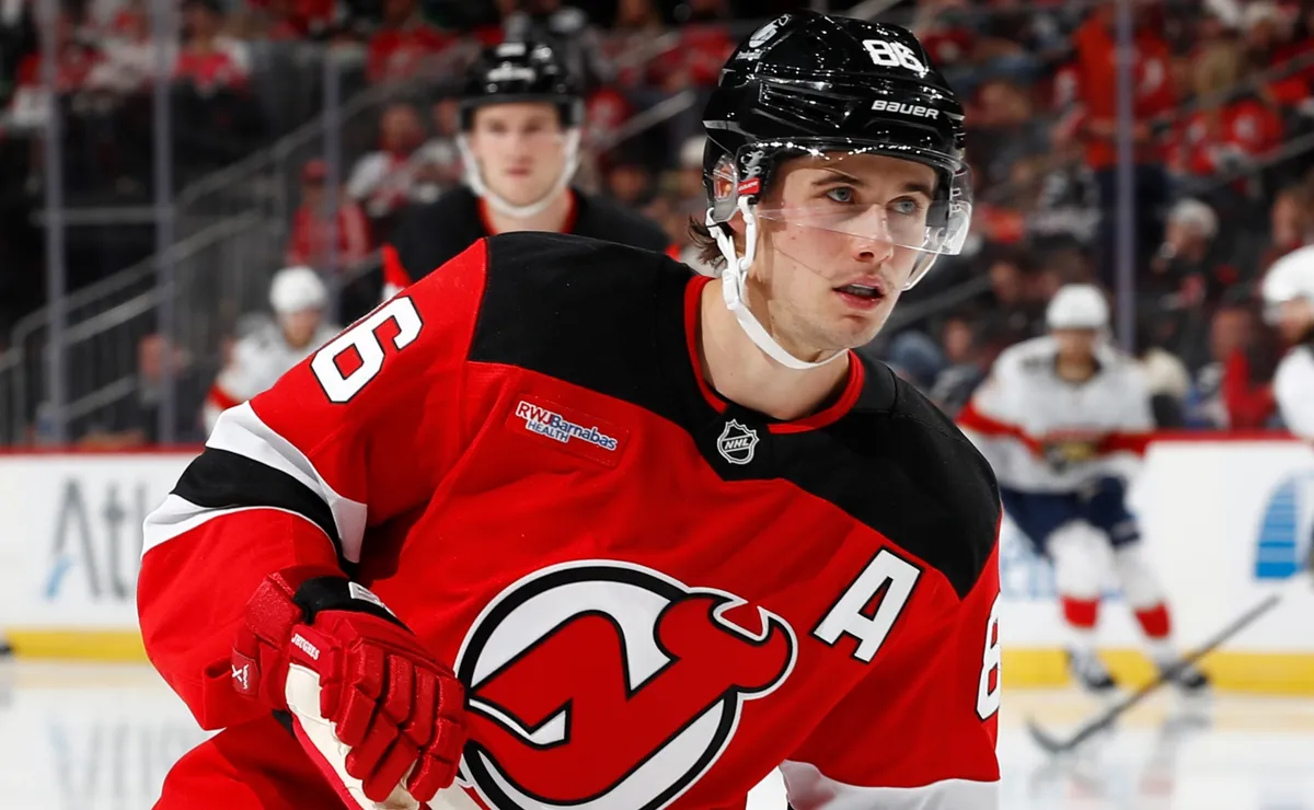 Is Jack Hughes playing today for Devils vs Sabres after gold medal with Team USA at 2026 Winter Olympics?