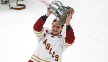 James Hagens, Bruins prospects shine in Boston College’s Beanpot win – NBC Sports Boston