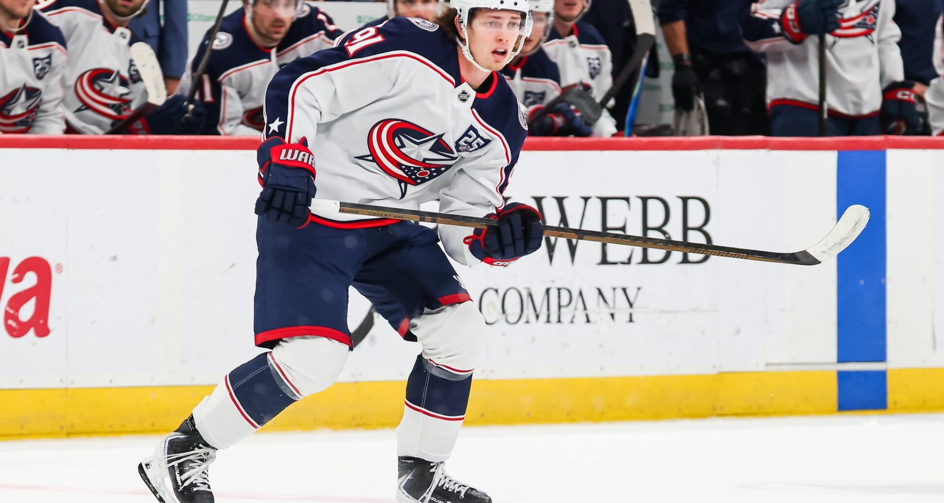 Kent Johnson Columbus Blue Jackets