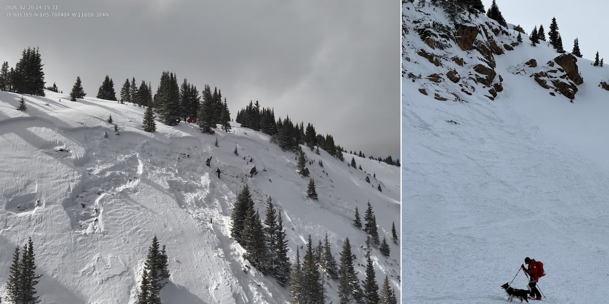 1 rescued after getting caught in avalanche in Colorado mountains