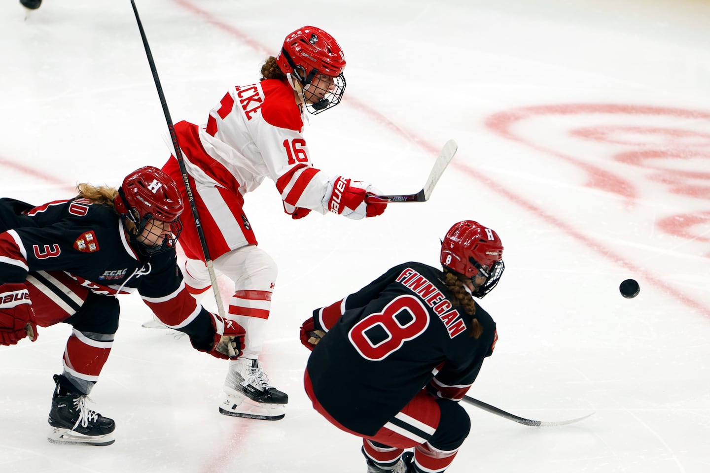 Luisa Welcke (16) and twin sister Lilli are on break from the BU women's team to play for Germany at the Olympics.