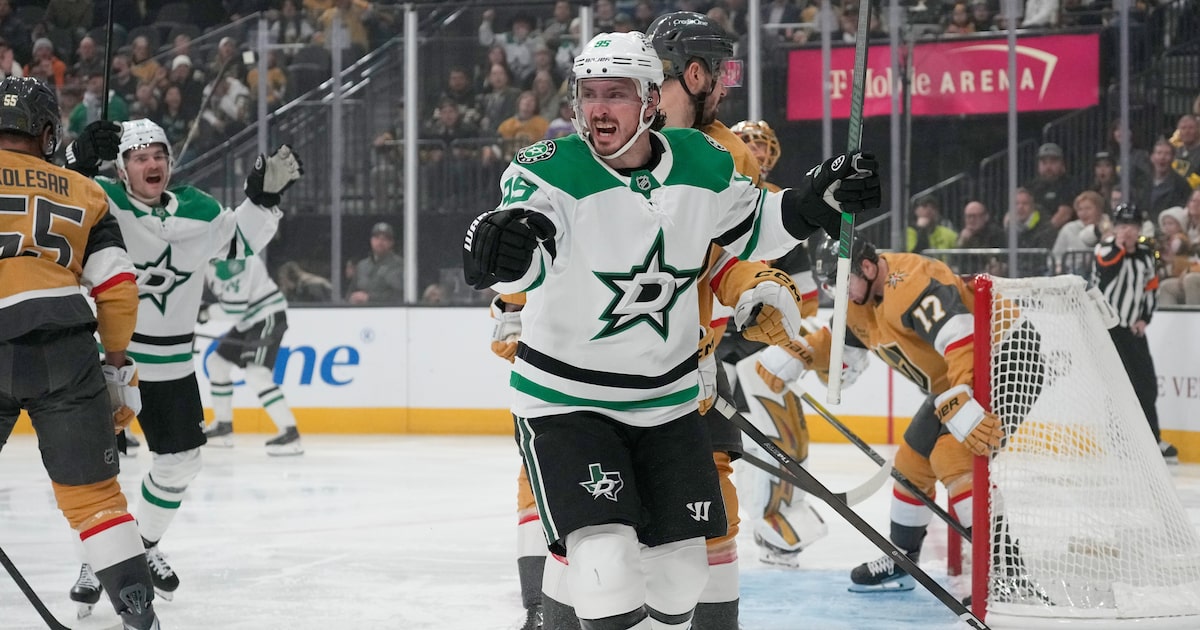Stars survive Golden Knights comeback attempt as Mikko Rantanen nets shootout winner