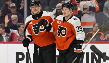 Philadelphia Flyers' Matvei Michkov Admits He Prefers to Play on the Right Wing - The Hockey Writers - Philadelphia Flyers