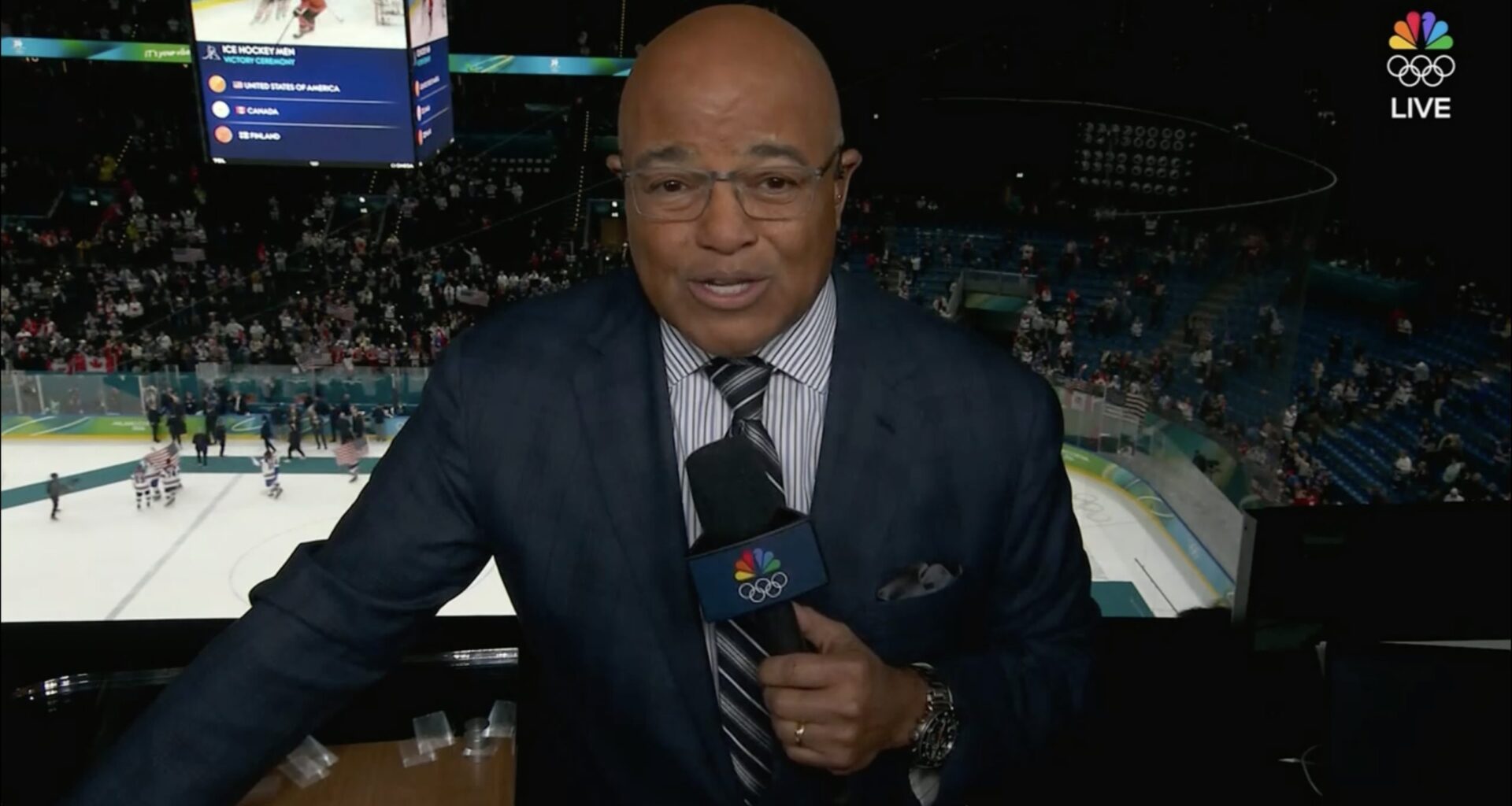 Mike Tirico praised for monologue to close out USA gold medal broadcast