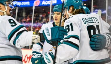 Misa Shares Celebrini's Advice, Where He's Gotten Better (+)