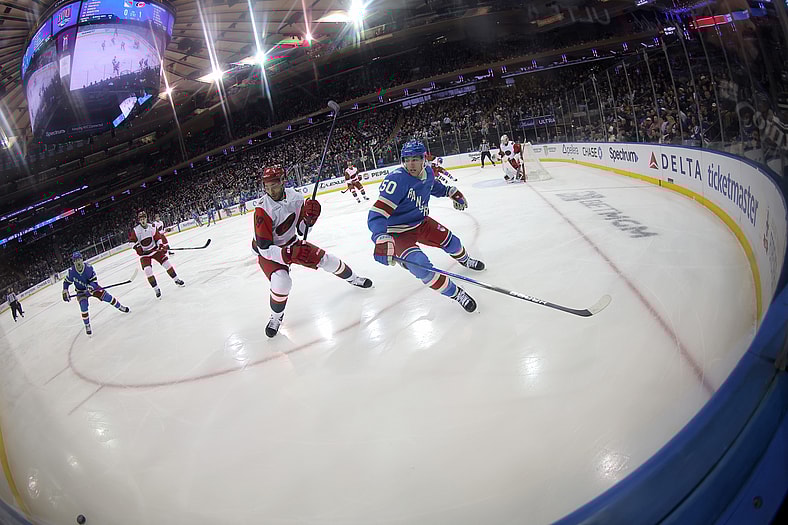 NHL: Carolina Hurricanes at New York Rangers