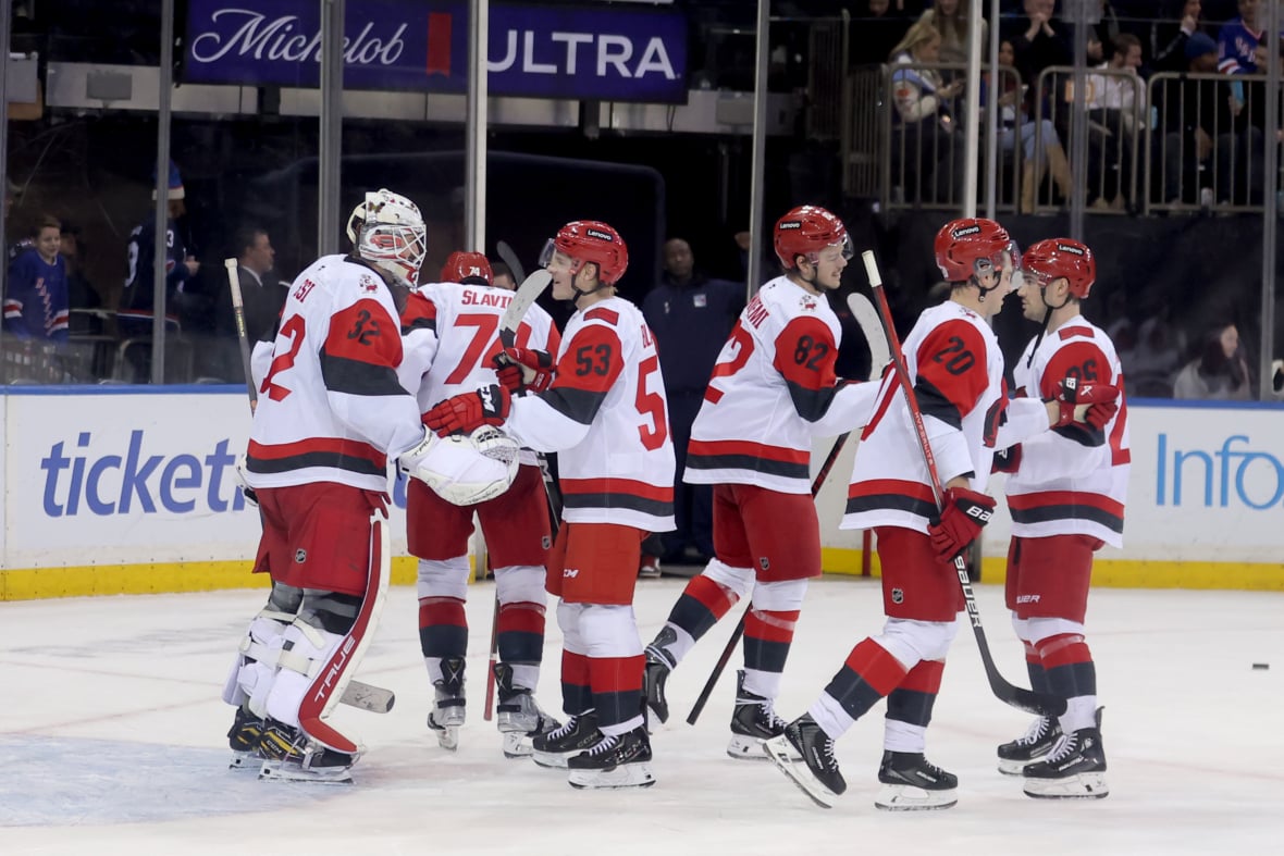 Hurricanes Bussi Records Shutout in Front of Family, Childhood Hero