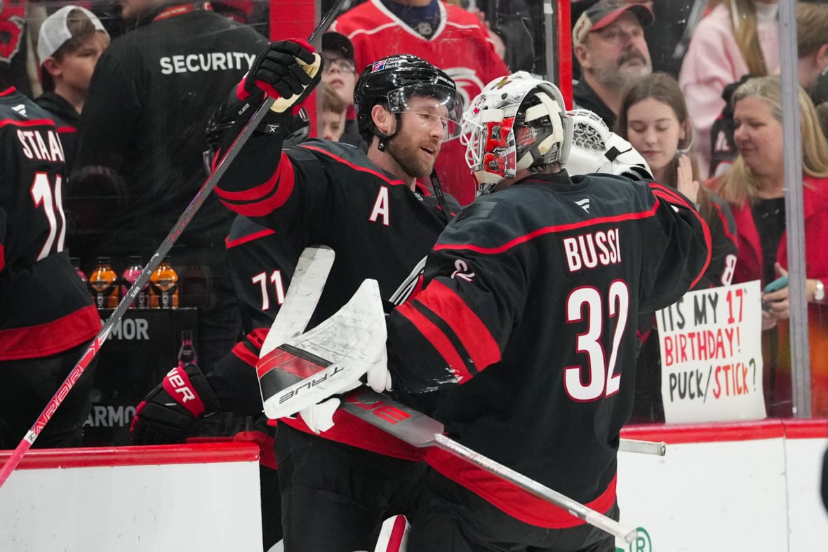 Bussi's Heroics Pull Hurricanes to Victory Against Senators
