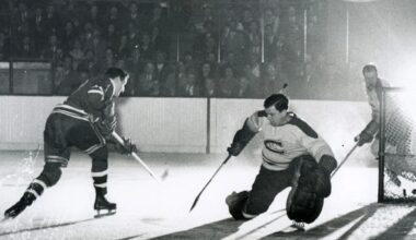 Rangers vs. Canadiens in 1940