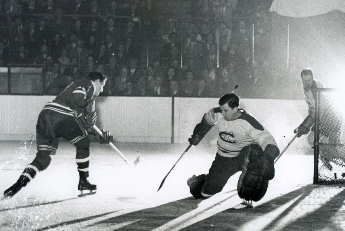 Rangers vs. Canadiens in 1940