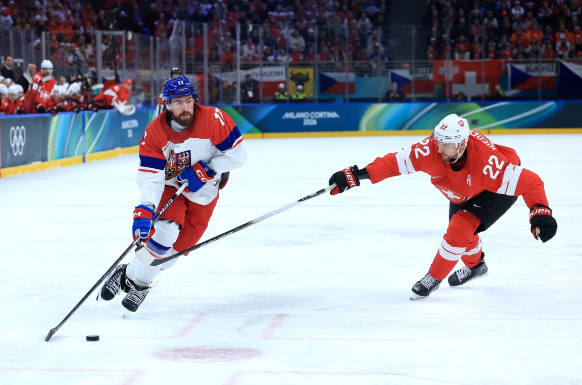 Nino Niederreiter Team Switzerland Filip Hronek Team Czechia