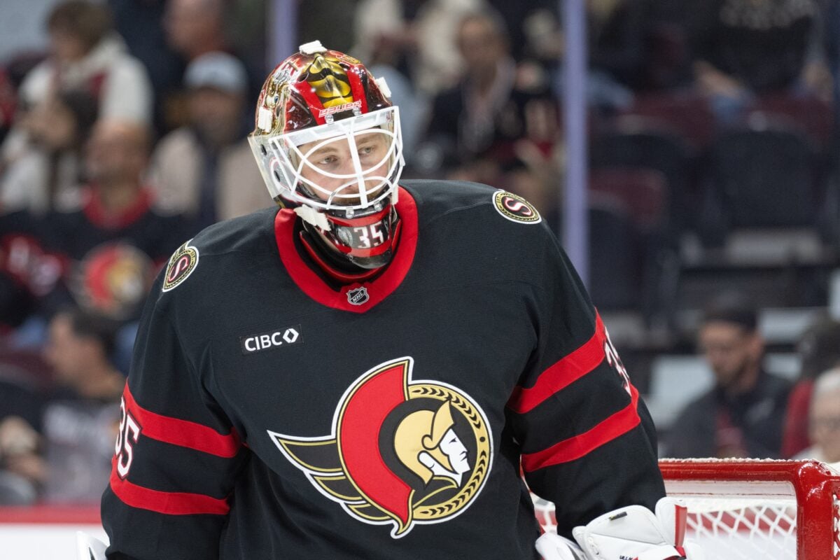 Ottawa Senators Linus Ullmark