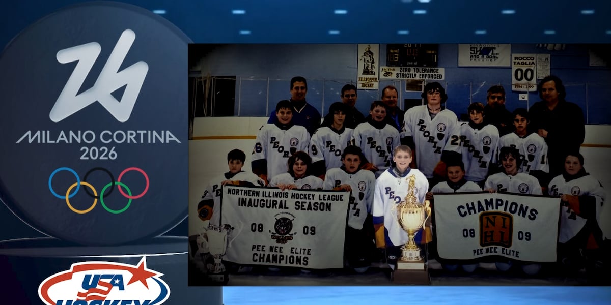 Tage Thompson has gone from a Peoria youth hockey player to a Team USA player in the Olympics