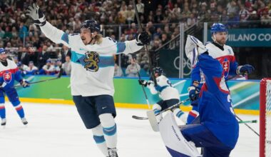 Stars’ Roope Hintz scores, helps Finland claim Olympic bronze medal with win vs. Slovakia