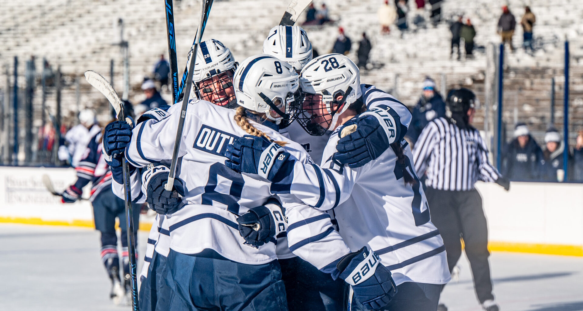 [Photo Story] Penn State Women's Hockey Defeats Robert Morris At Beaver Stadium