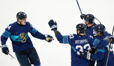 Stars’ Mikko Rantanen scores late to cap off Finland’s win over Sweden