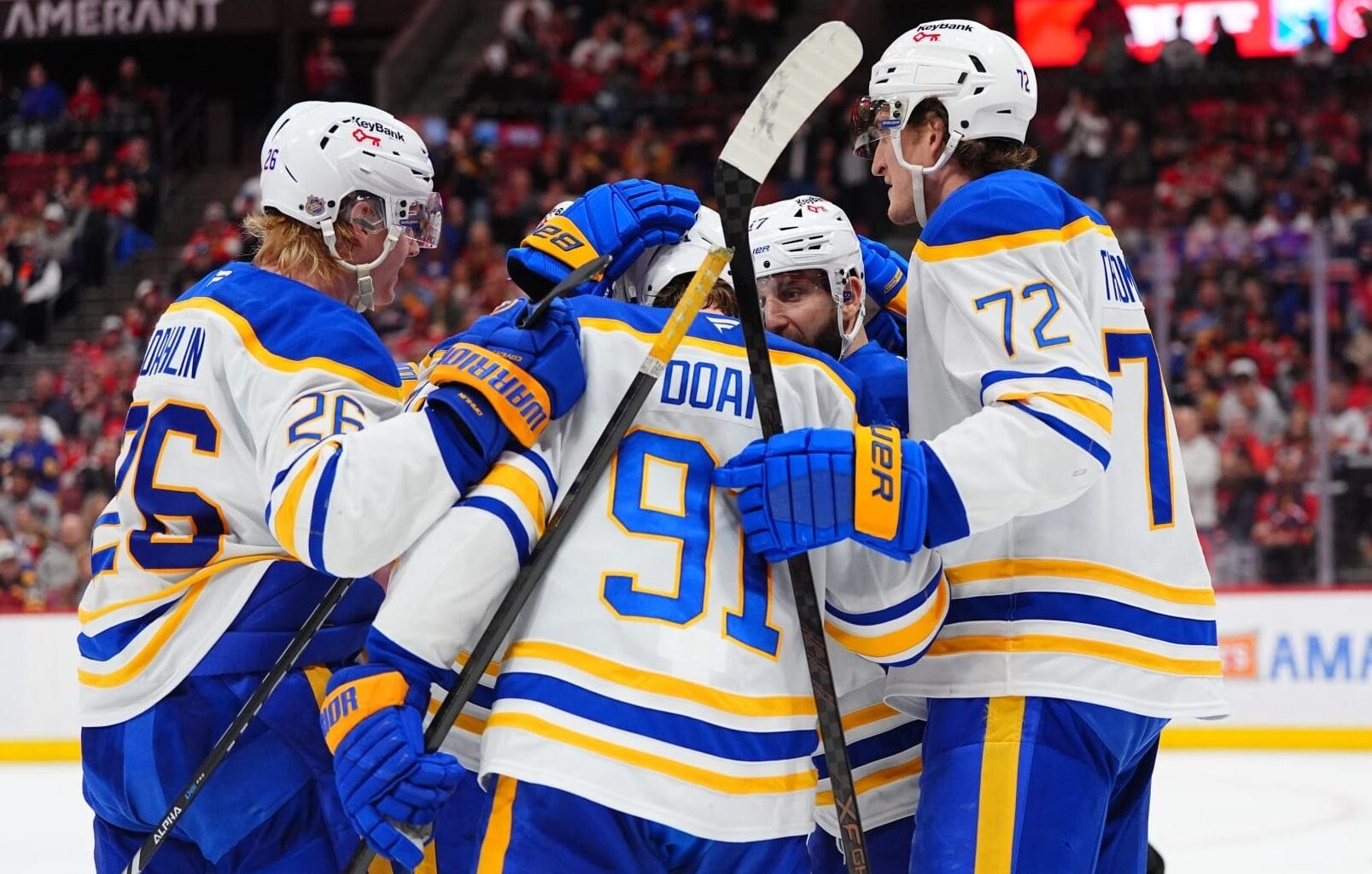 Sabres overcome early 2-0 deficit to beat Panthers