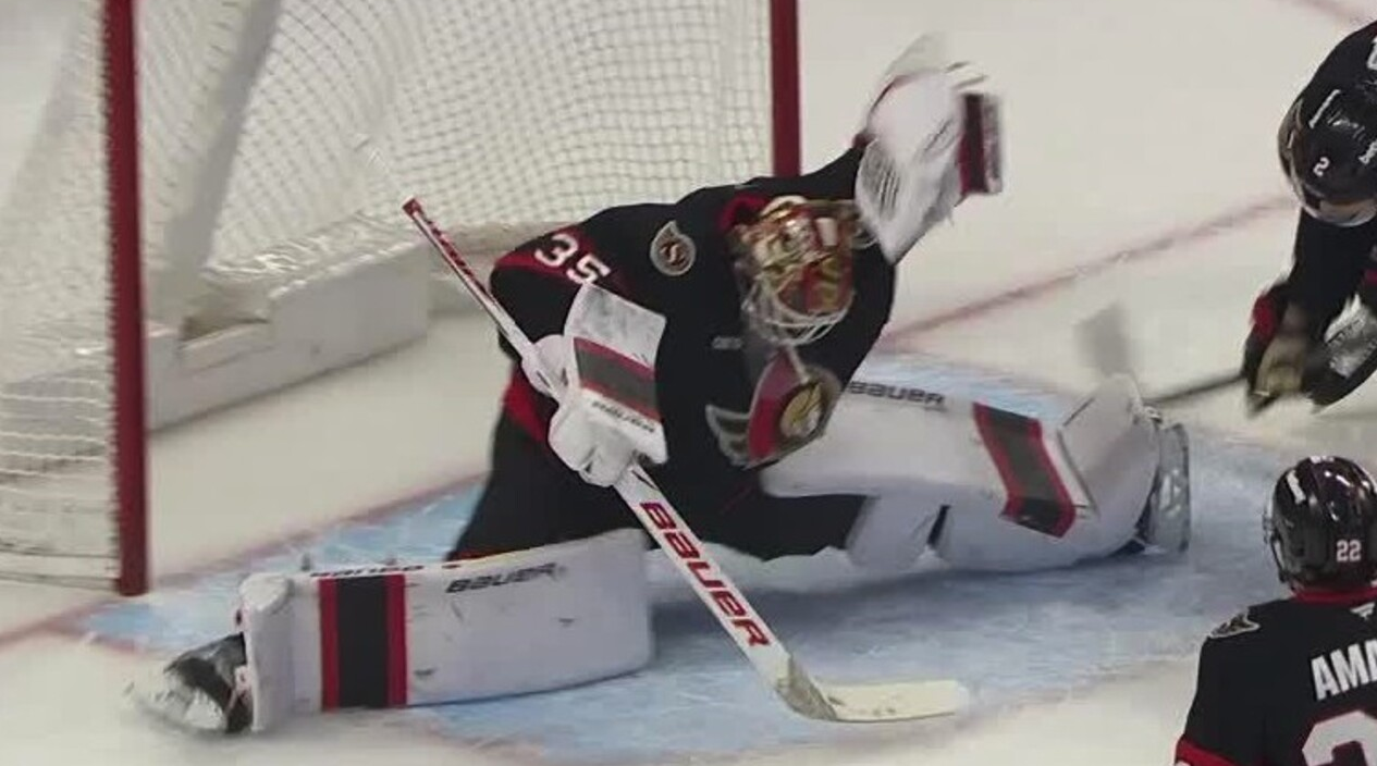 Ullmark inspires Senators to victory in return from mental-health leave