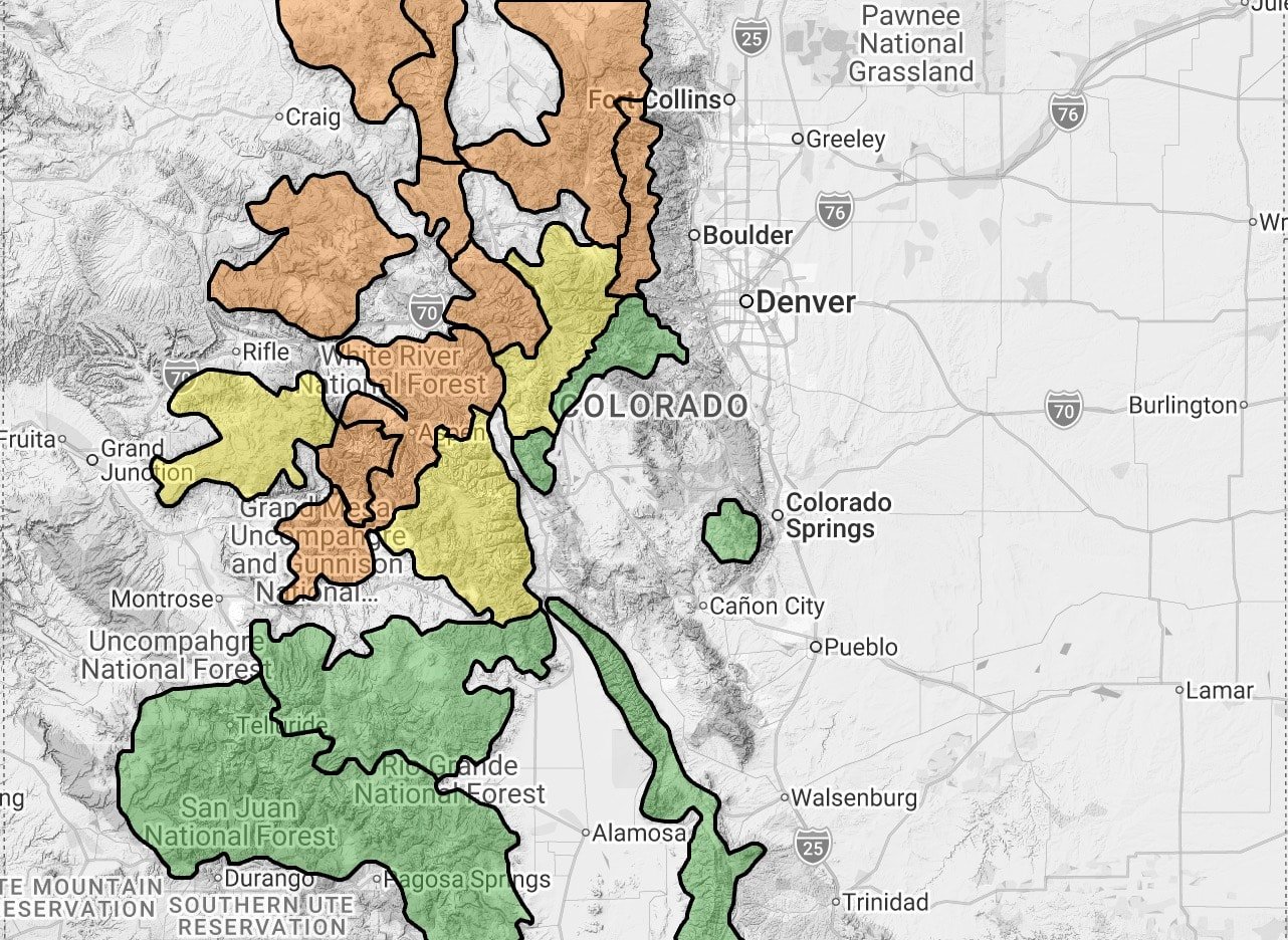 Colorado Avalanche Forecast.