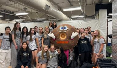 Pride Hockey Coach Awarded Capitals Tickets at Team Practice