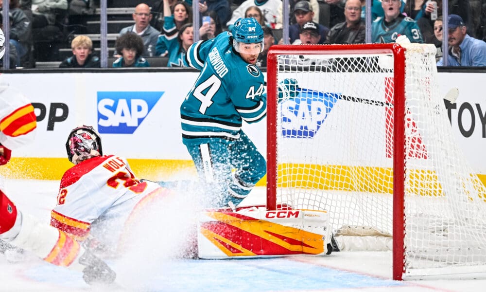 Sharks Back, But So's the Losing: 5 Straight Losses After Flames' 4-1 Decision