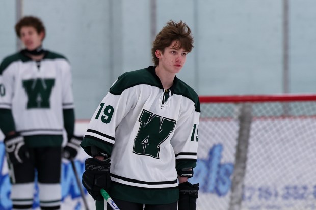 Dalton DeLozier and Westlake take on Mayfield on Jan. 30. (Brian Fisher for The News-Herald)