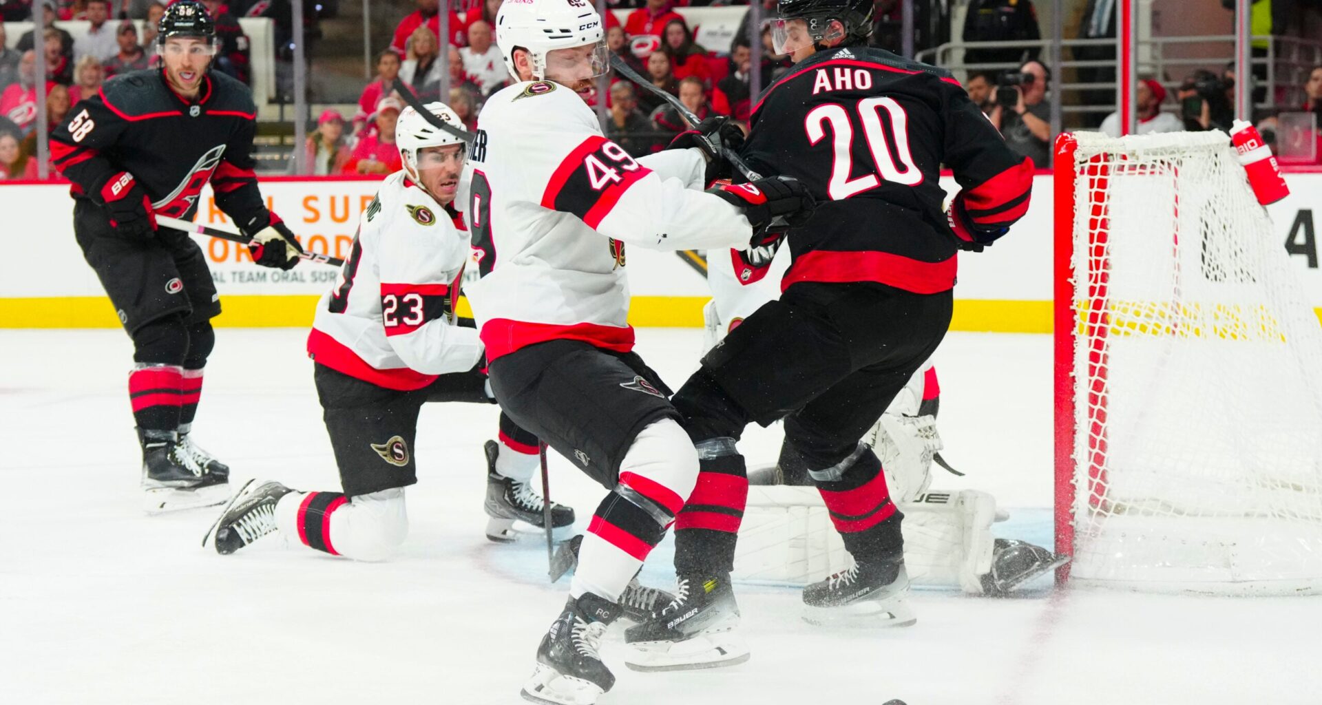 The Senators Take On the Hurricanes