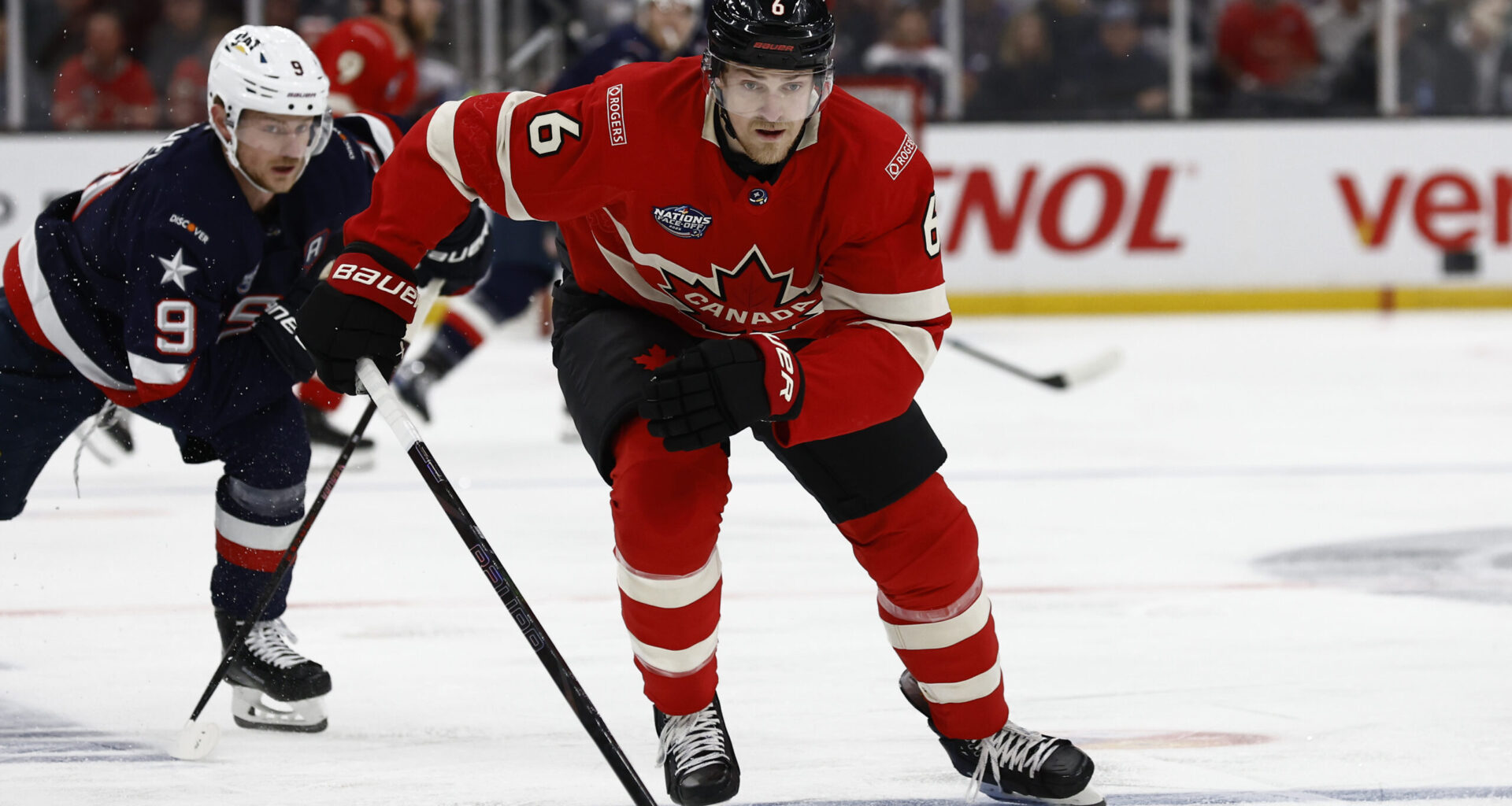 Flyers’ Travis Sanheim scratched for Canada’s Olympic opener